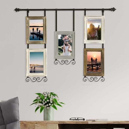 Delaney Wood and Metal Wall Picture Frames